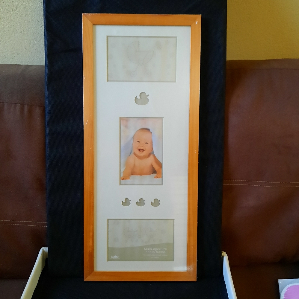 Baby oak photo frame